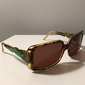 Judith Leiber Swarovski sunglasses